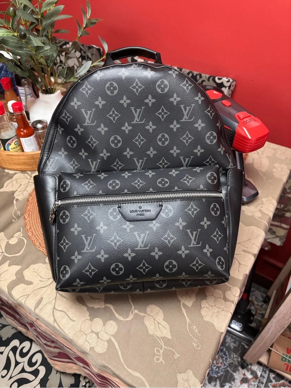 Louis Vuitton Black Monogram Eclipse Backpack